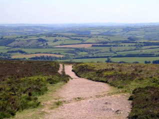View from Dunkery Beacon at Holnicote Estate, copyright Mark Percy.